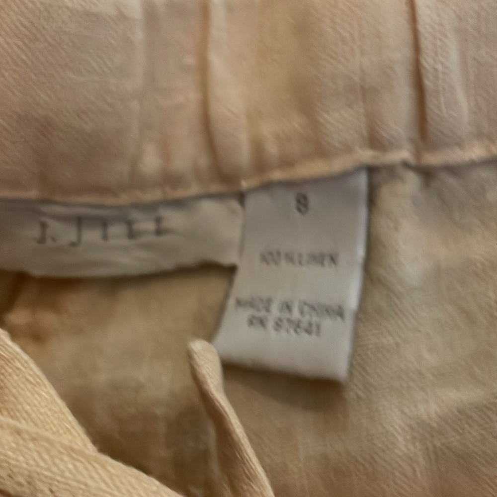 J. Jill soft yellow linen pants. - Picture 5 of 5